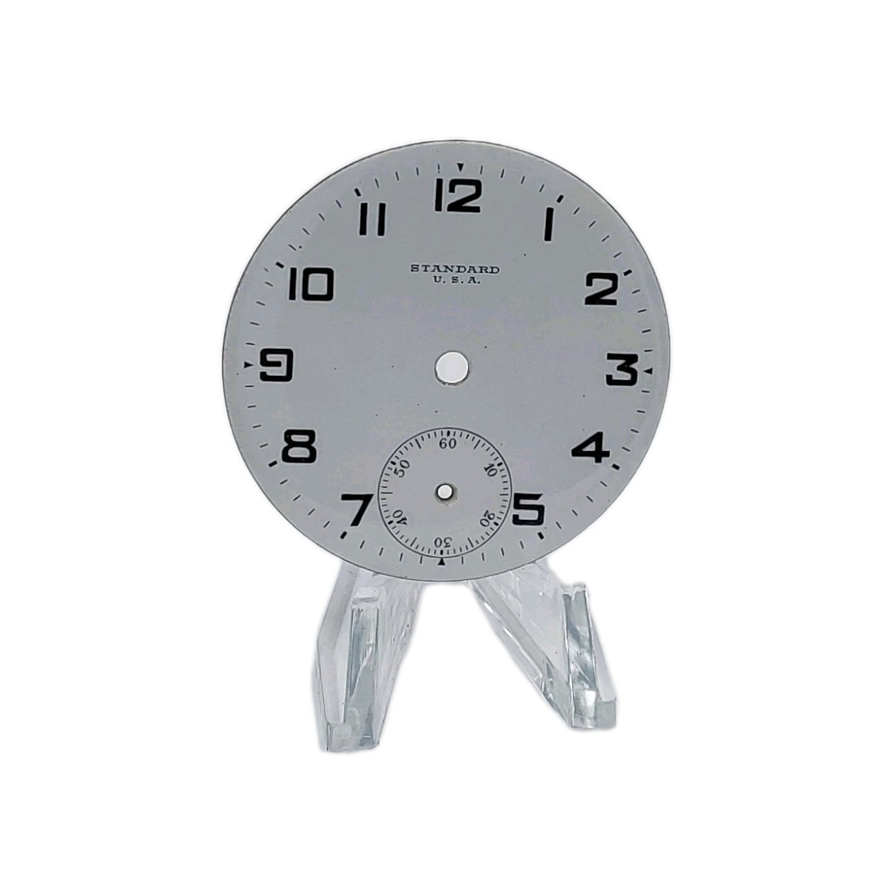 NY Standard 45.1mm Enamel Pocket Watch Dial Only 1395