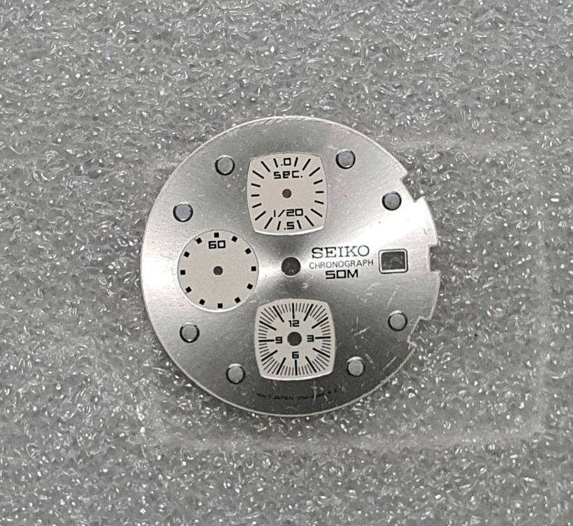 Seiko Chronograph 7T92-0DB0 Watch Dial Part Genuine Seiko Dial Part