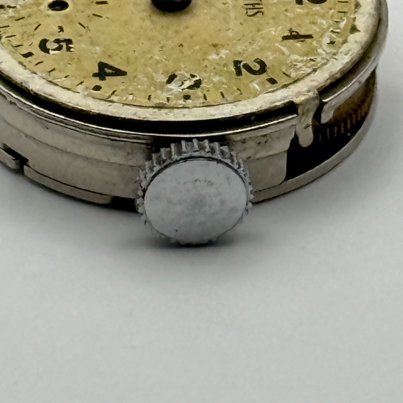 Smiths Cal 201 Watch Movement Great Britain Manual Wind Parts Repair 19.3mm