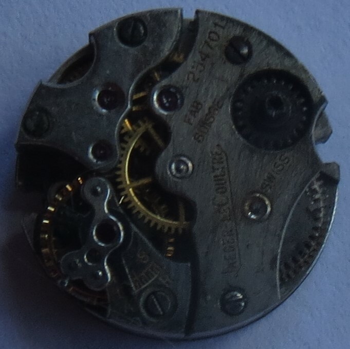 Jaeger LeCoultre lady wristwatch movement & dial 15 mm. in diameter