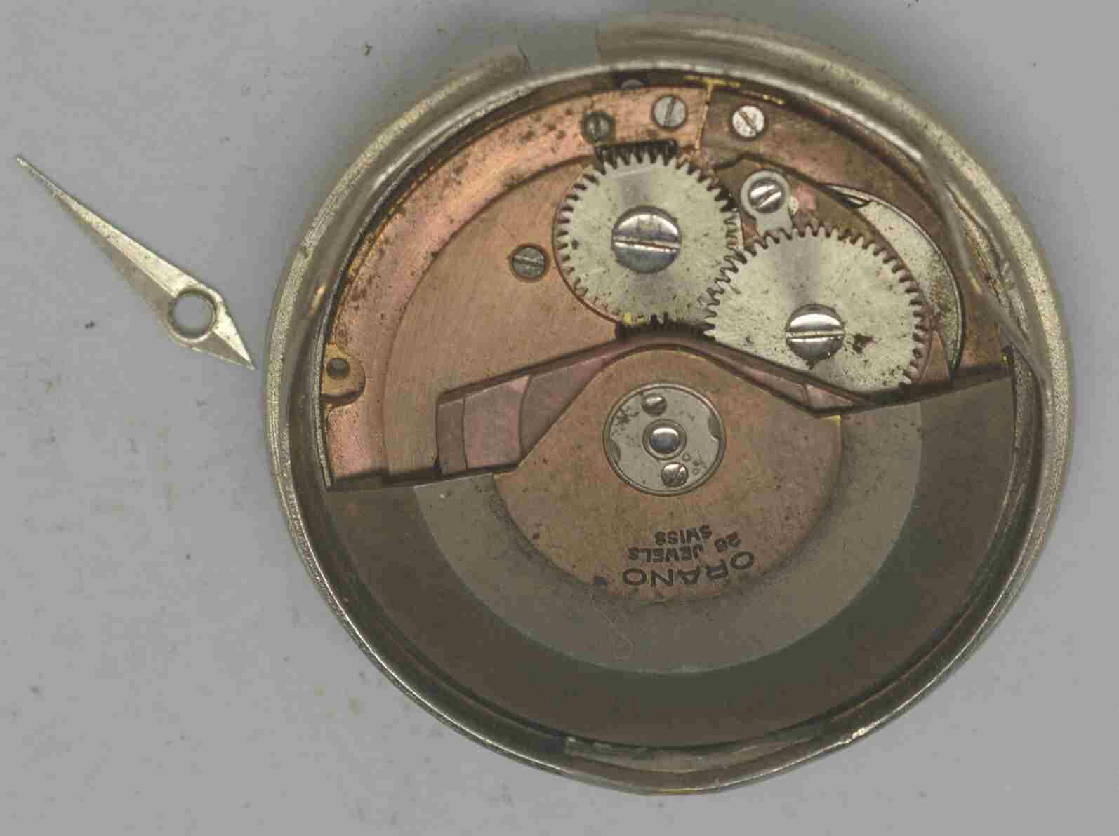 Vintage MIDO Powerwind Movement & Dial. Cal: AS1681. For Parts