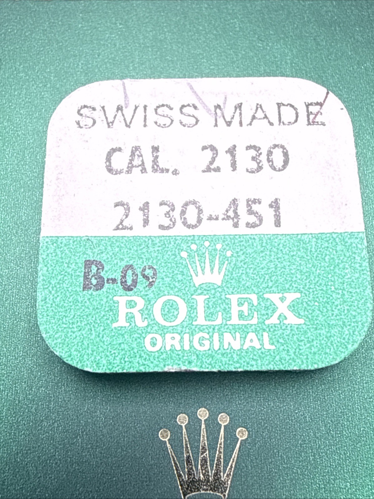 ROLEX- BRIDLE FOR HAIRSPRING SUPPORT – FACTORY SEALED-CAL 2130 PART 2130-451