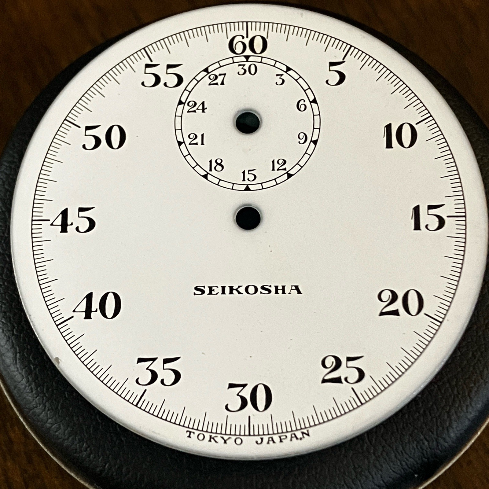 Seikosha Stopwatch Dial 40.6mm Vintage SEIKO Tokyo Japan NOS w/ Feet