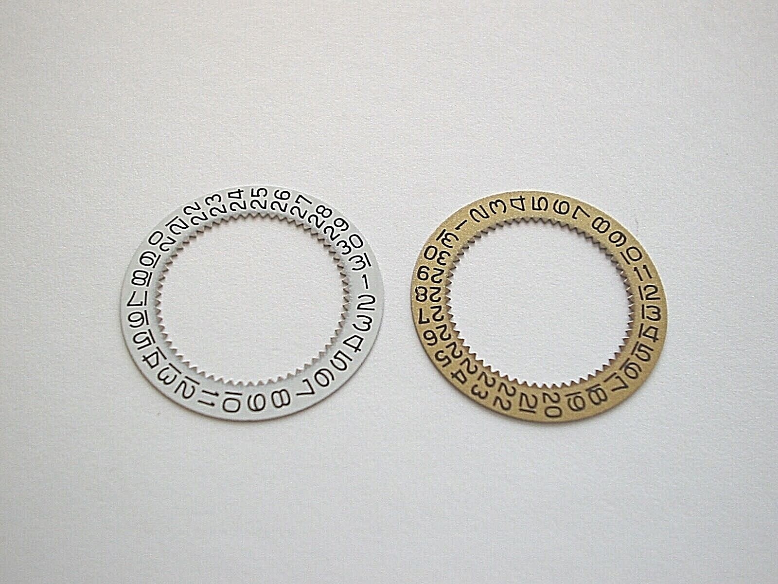 ETA 255.461, 1538, ETA 256.461 L.170.2, 1588; 2 new original date disc in y or w