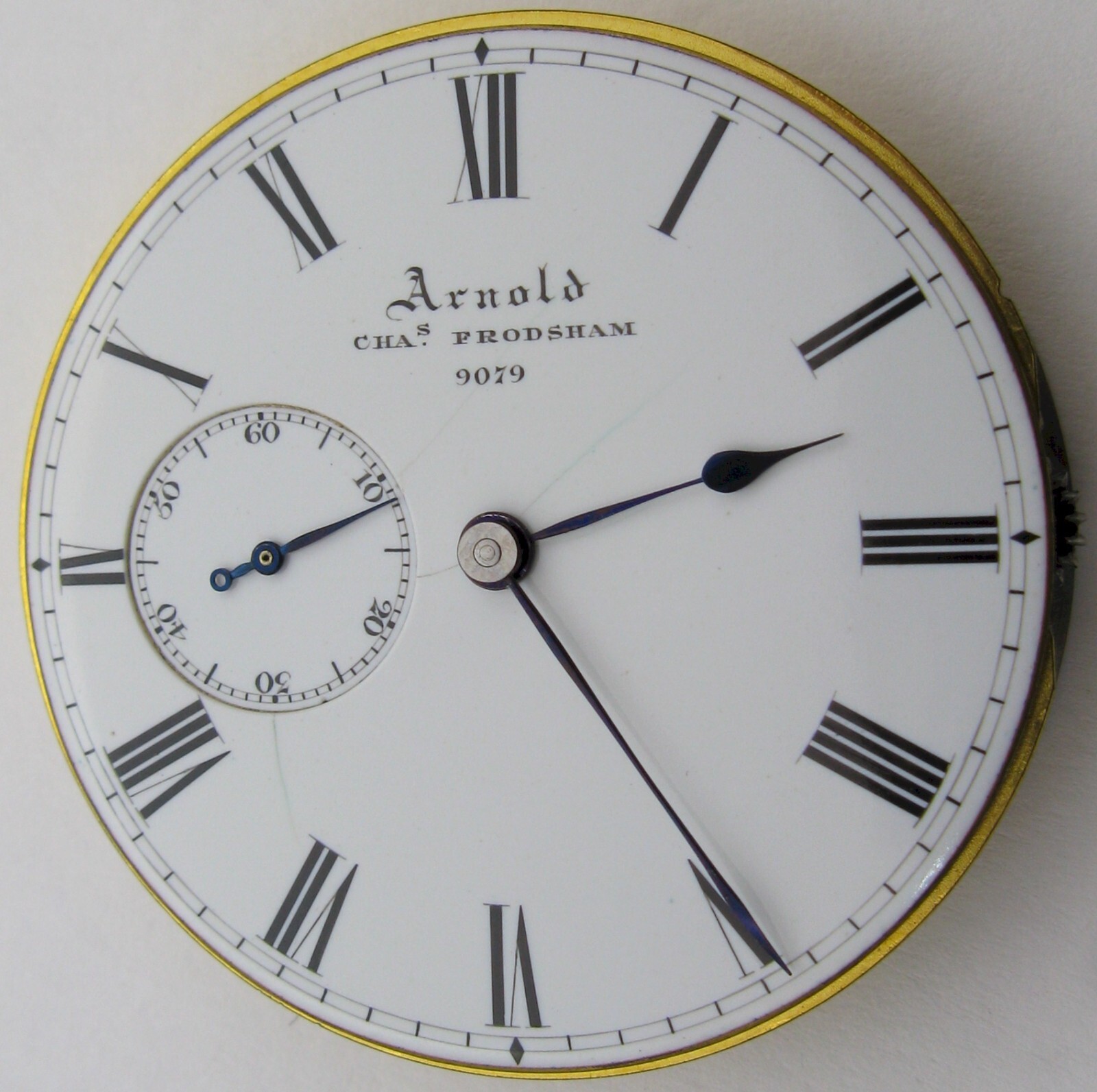 Pocket Watch 9079 Movement Arnold C. Frodsham 84 Strand London fit hunting case