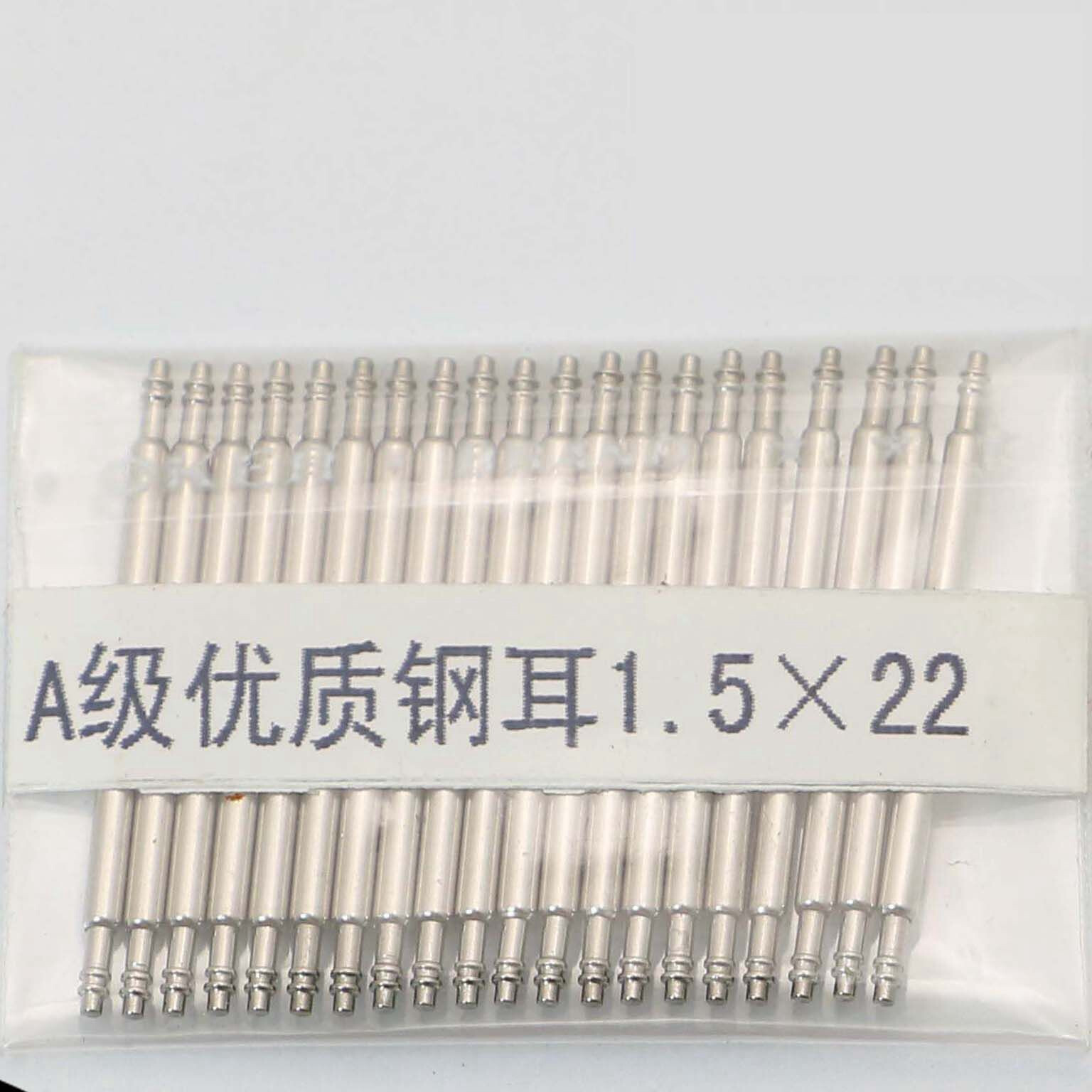 100pcs 1.5mm Diameter Spring Bar Watch Bracelet Accessories 10MM-28MM