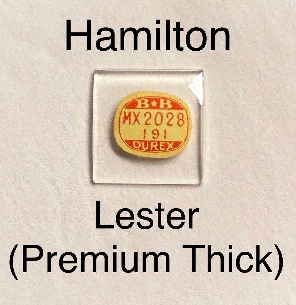NOS Vintage 1940s Hamilton Lester Premium Thick Glass Watch Crystal