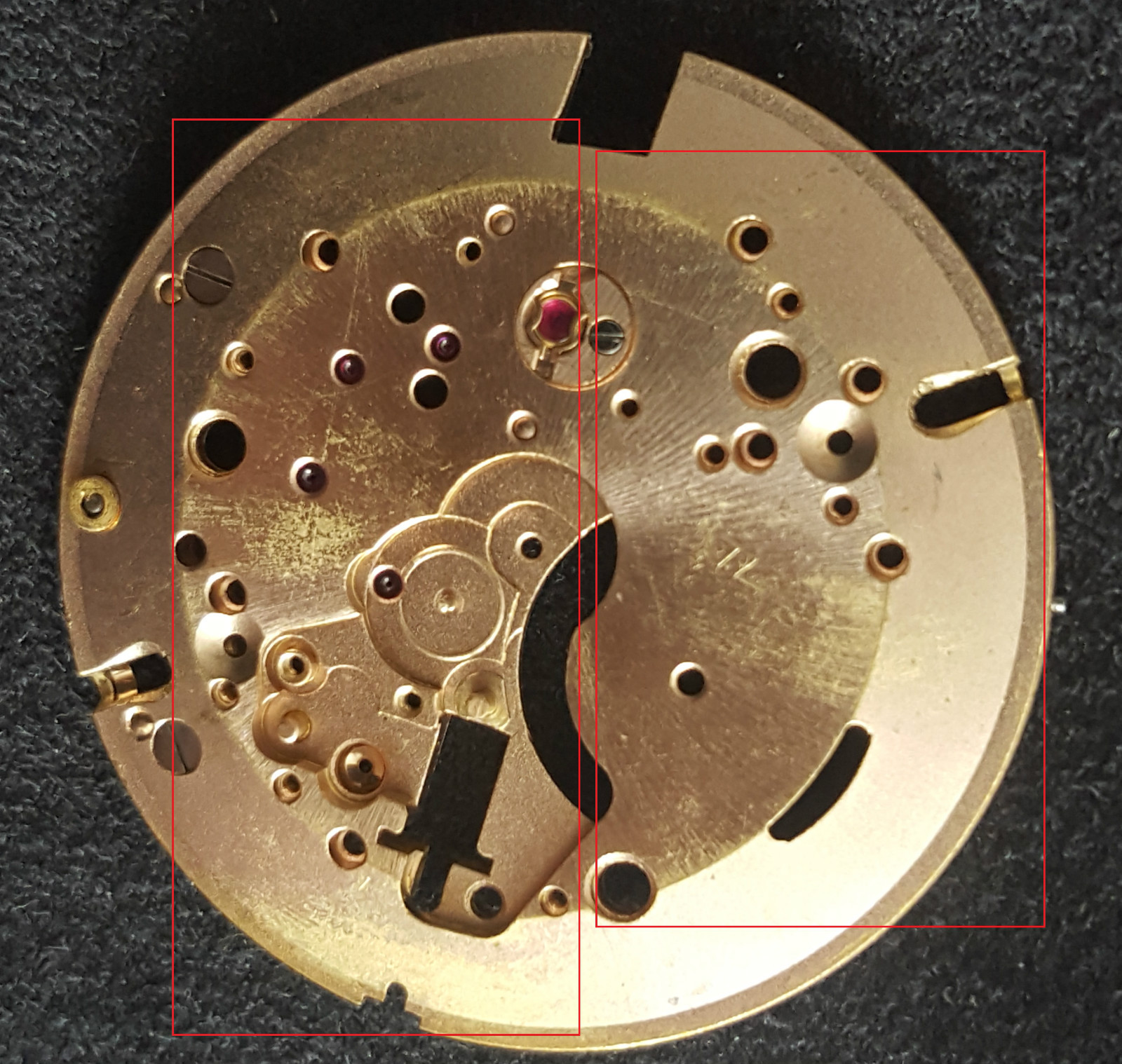 Omega Caliber 342 Part Number 1000 (Mainplate)
