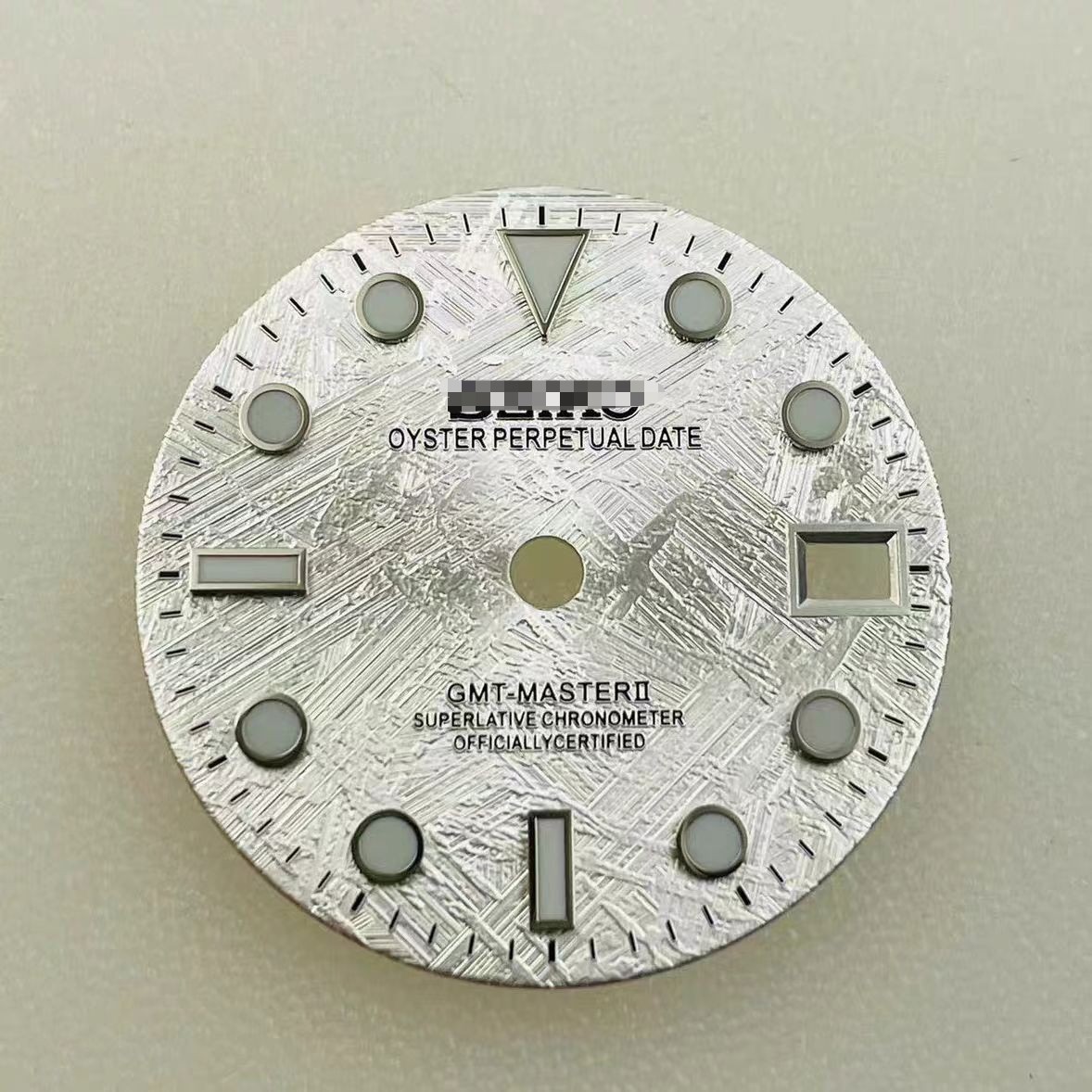 New model suitable for NH35 NH34 meteorite pattern dial blue night light