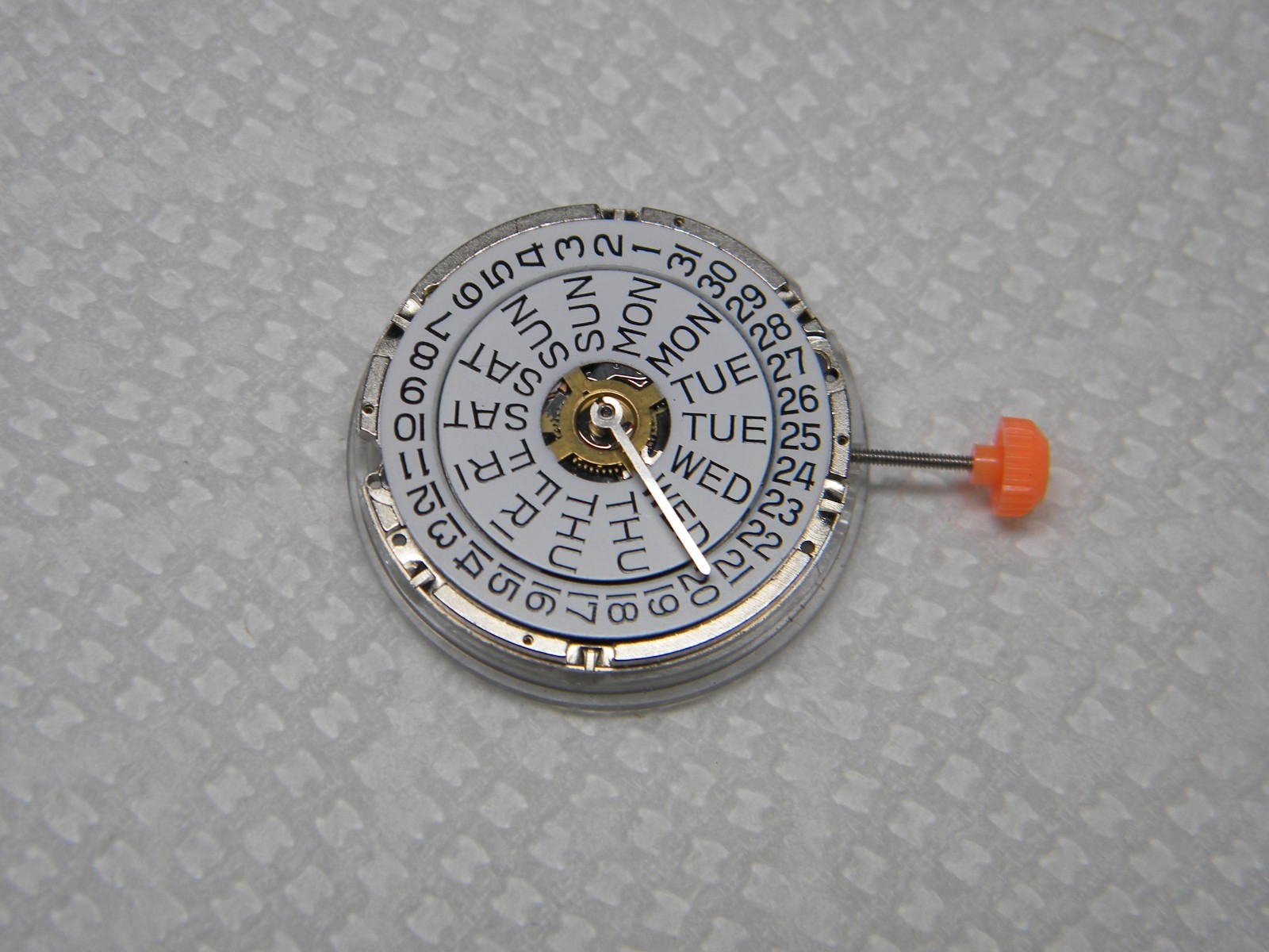 Harley Ronda 377 Quartz NOS Wrist Watch Movement with Day/Date Running for Parts