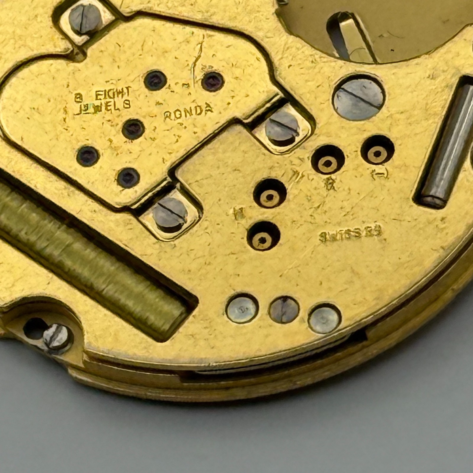 Ronda 1006 Watch Movement Quartz Swiss 8 Jewels Vintage Parts Repair 23.6mm
