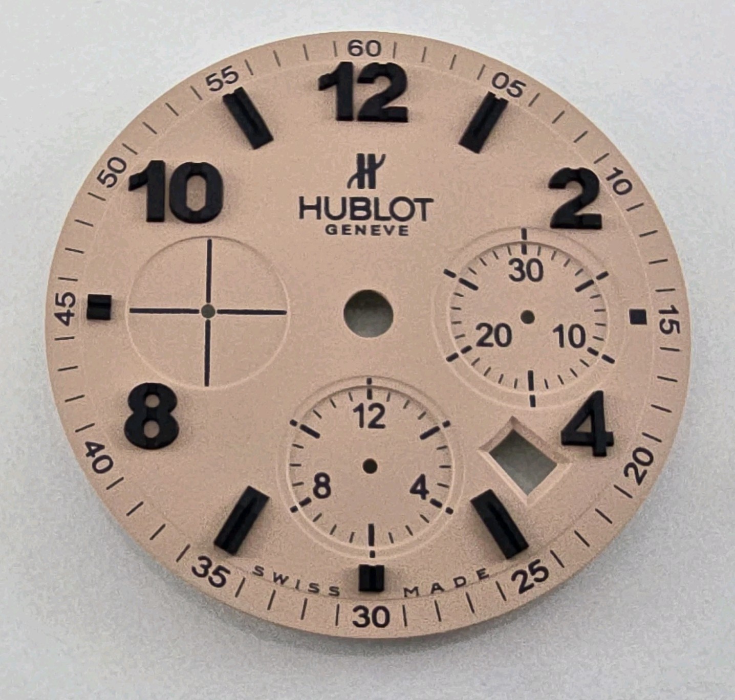 HUBLOT 18K ROSE GOLD BIG BANG 301.PI.500.RX WATCH MATT GOLD DIAL(NOS & GENUINE)