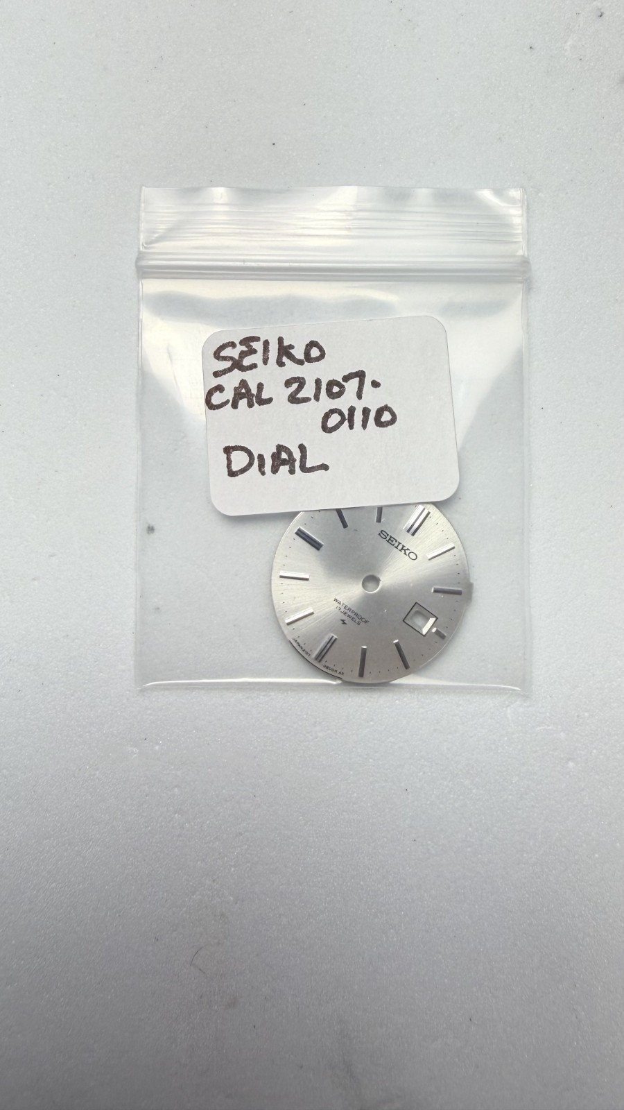 Seiko Parts Caliber 2107A-0110 Dial