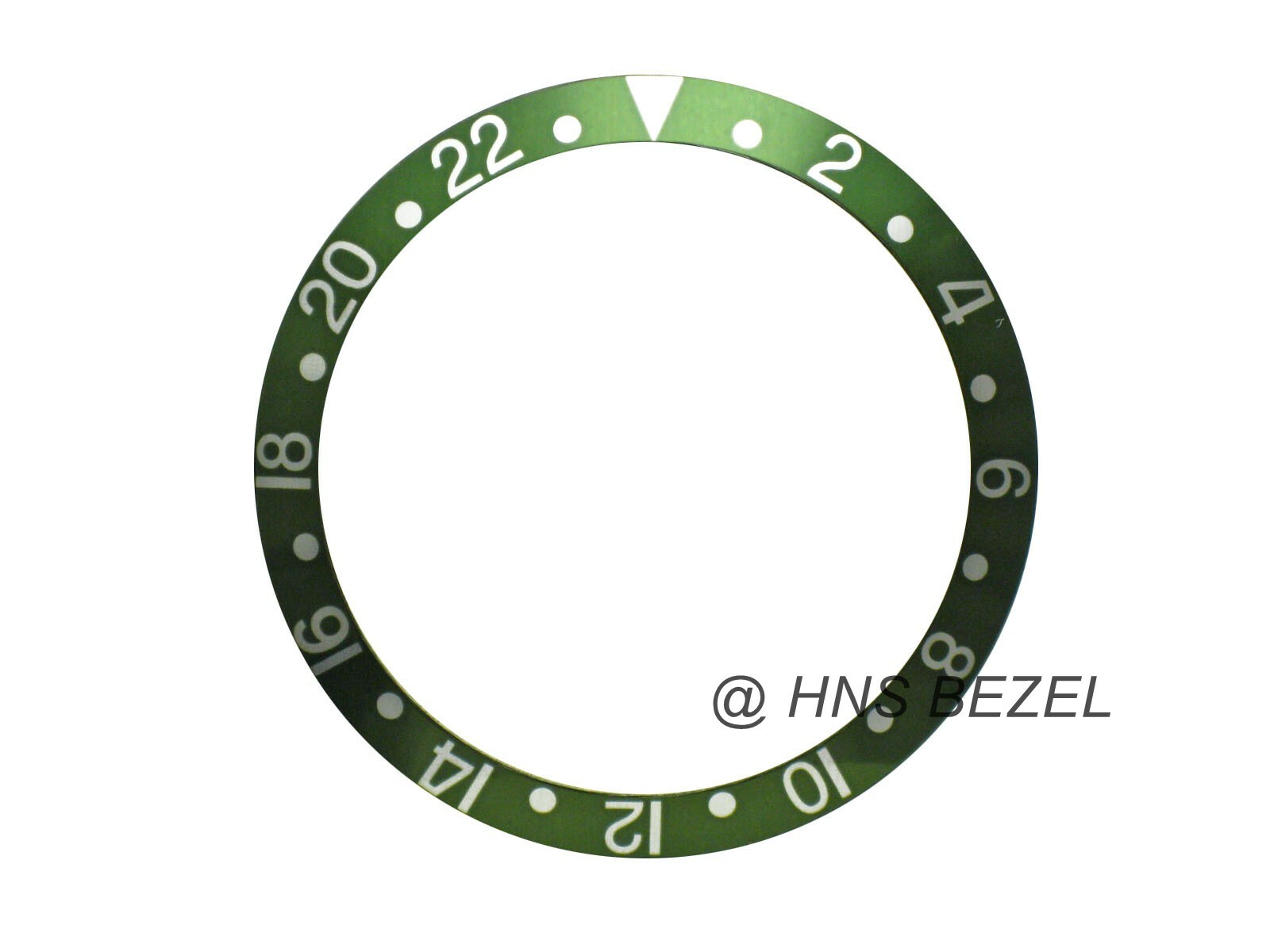 GREEN BEZEL INSERT FOR ROLEX GMT MASTER I/II & SUBMARINER SEIKO SKX007