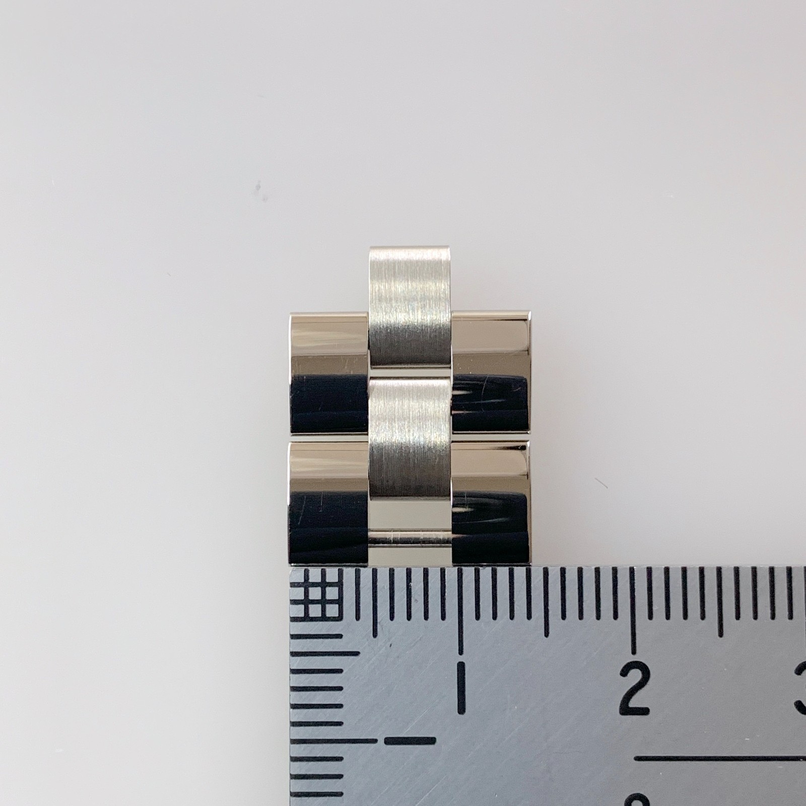 Genuine Cartier Watch Band Bracelet Roadster 4P Link 14 mm Stainless Steel