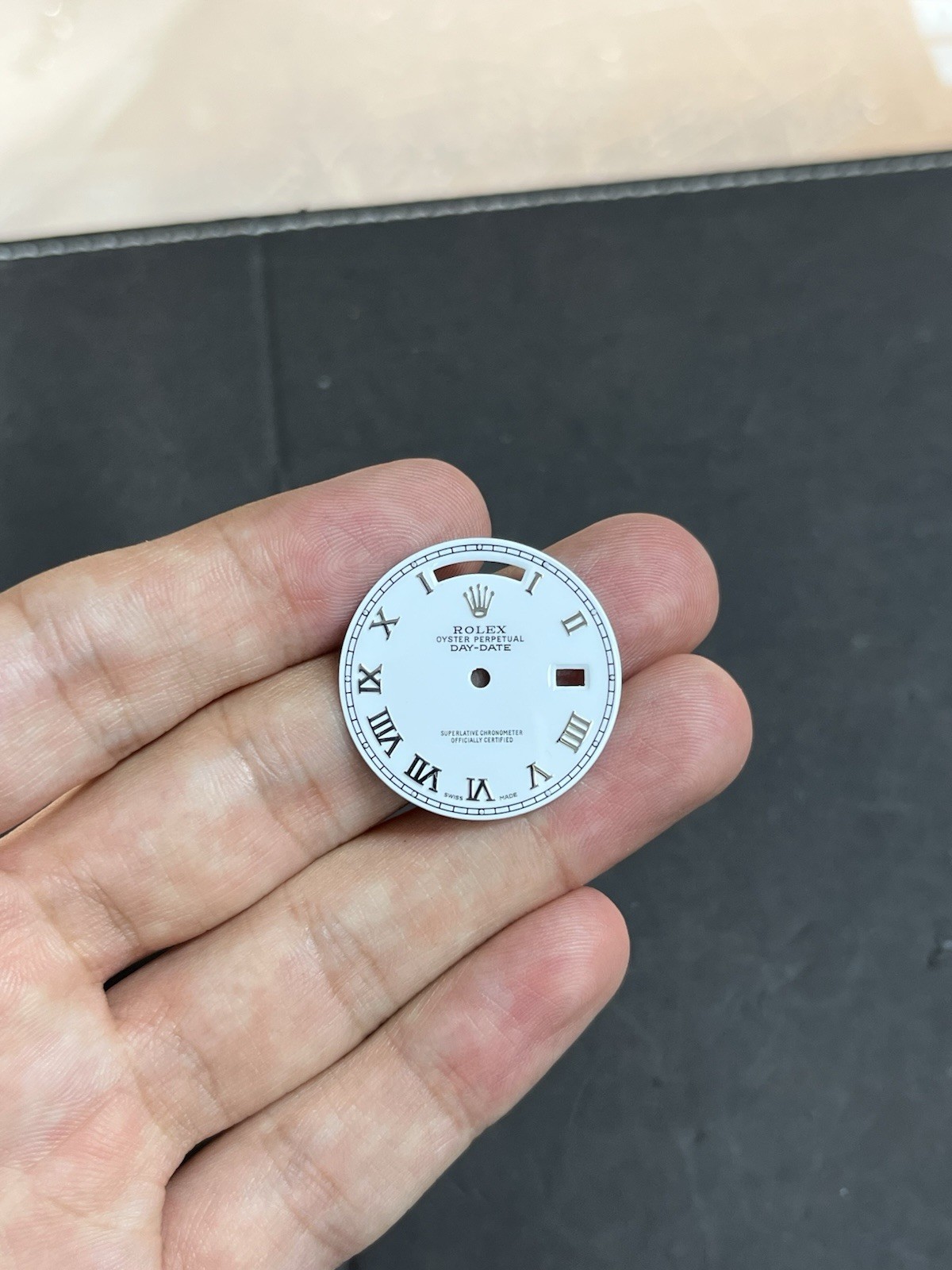 Rolex President 36mm White Glossy Roman Dial