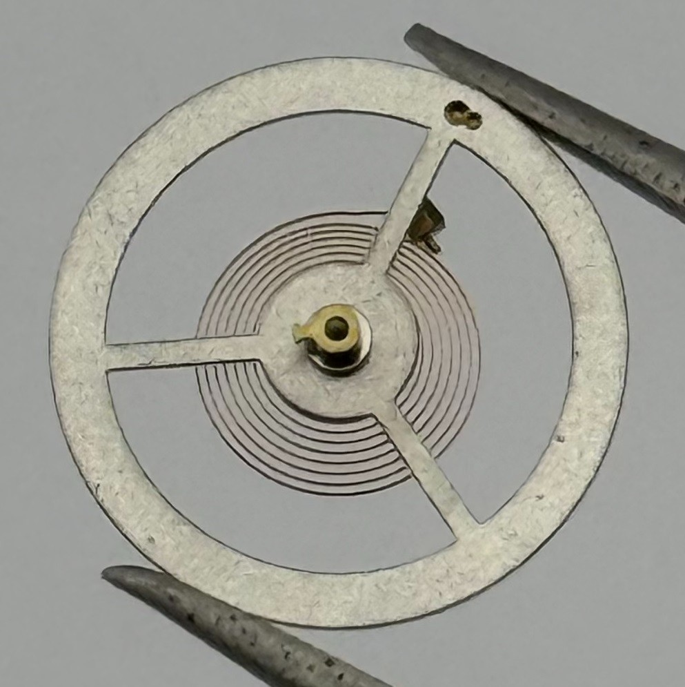 EB 8800 Balance Wheel Complete And Spring 12’’’ 1309 Watch Movement Parts NOS