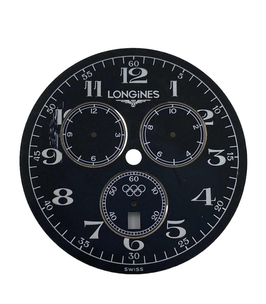 Genuine Longines Olympic Chronograph L2.649.4 ETA 251.262 Black 37mm Dial