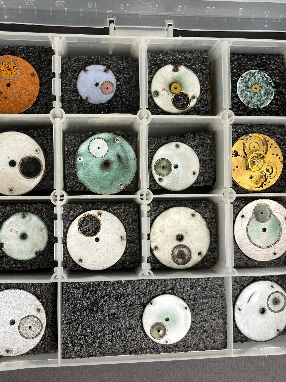 22 Antqiue Porcelain Pocket Watch Face Dials Steampunk Arts Craft Jewelry
