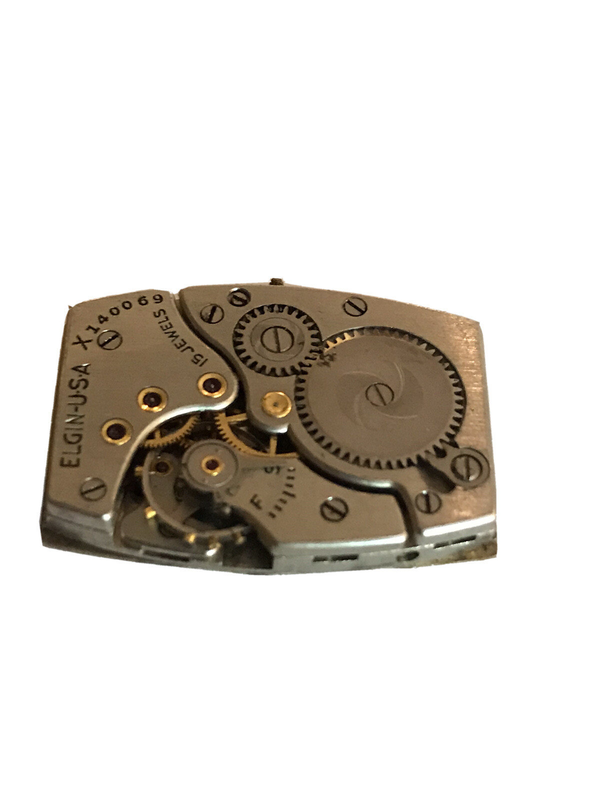 Elgin CVR 15 jewels serial number 140069 watch movement [Not Running]