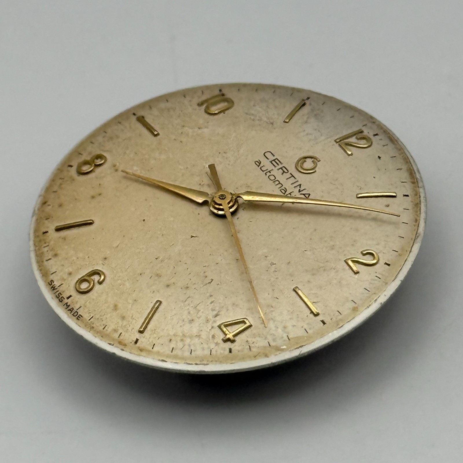 Certina 25-45 Watch Movement 23 Jewels Swiss Automatic Vintage Parts 25.9mm