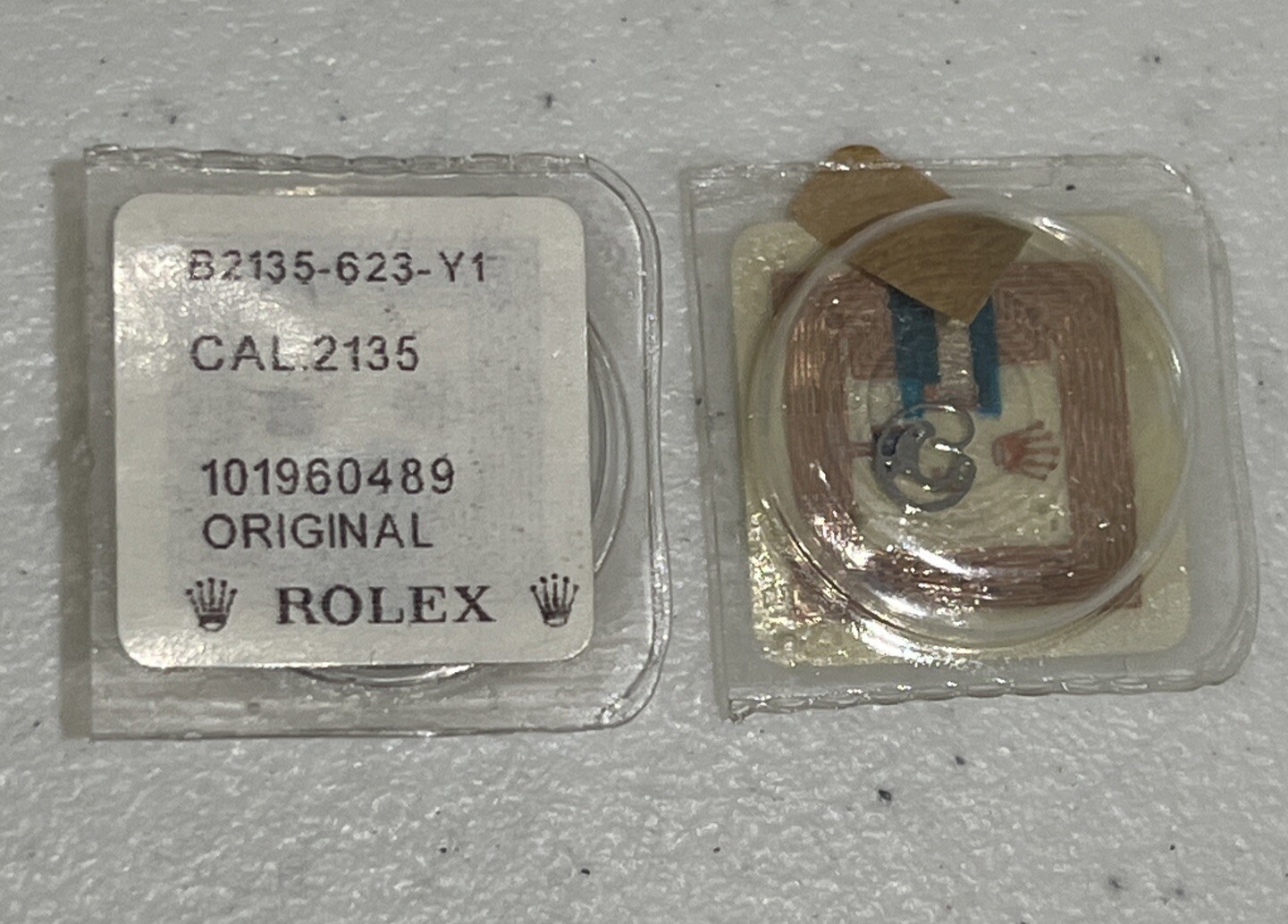 Genuine Rolex 2135 Date Finger #623 – New Sealed Package