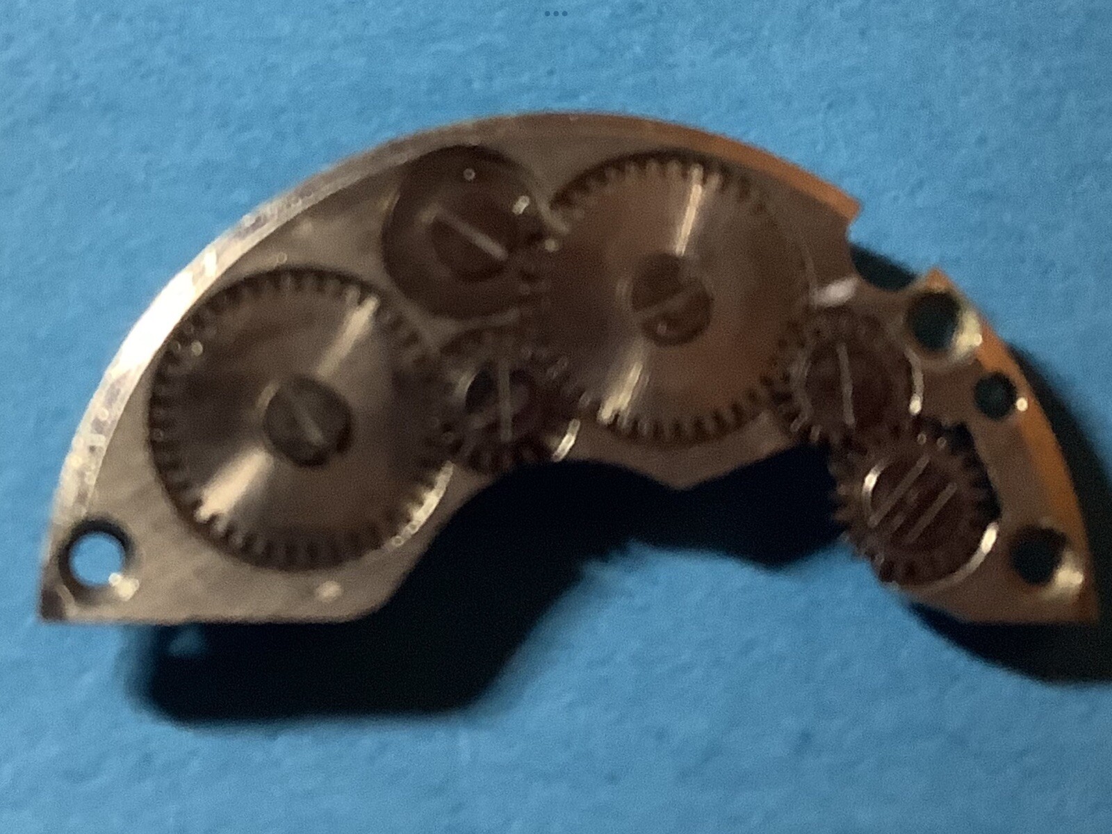 SOVIET WATCH PARTS. SLAVA 2414/2428 Barrel Bridge With Mainsprings