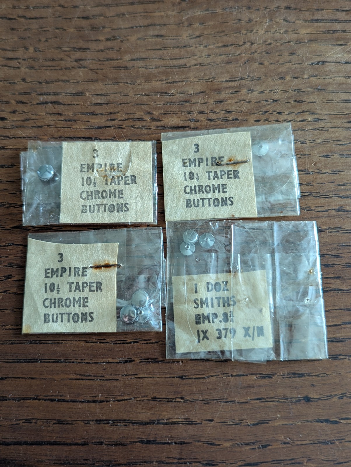 Smiths Empire Watch Crowns, New Old Stock in Packets X 8, Watchmaker Parts #S770