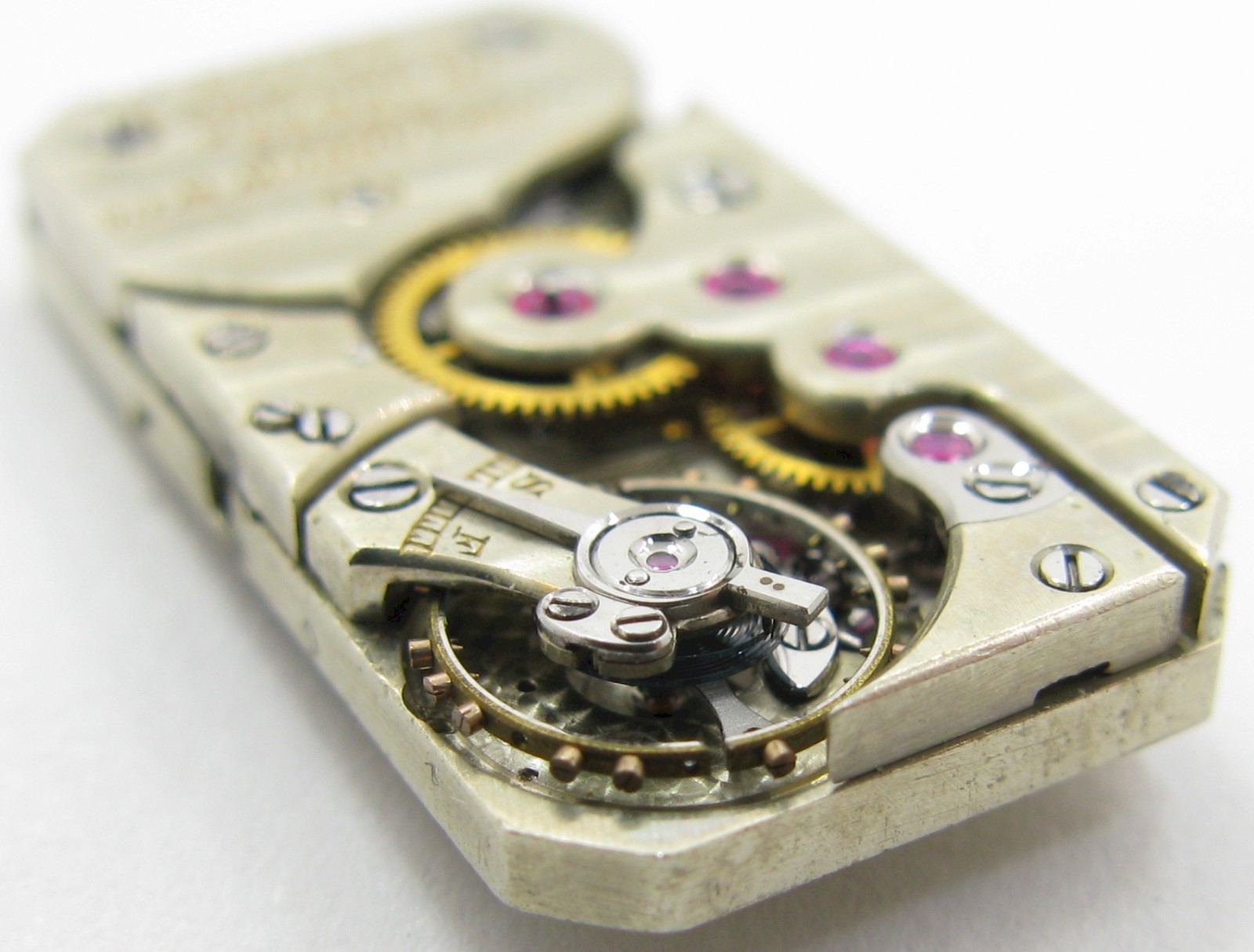 rectangle Lady Cresarrow Watch Co. Movement 18 j. 5 adj. for parts …