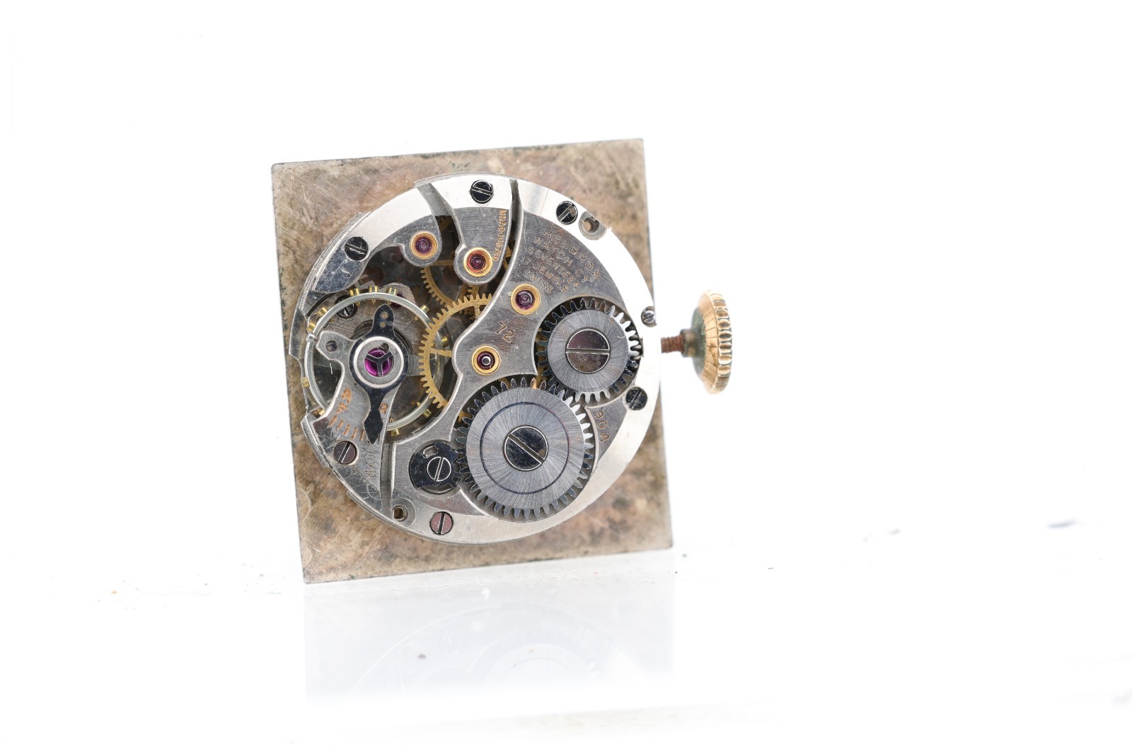 HELBROS 17j SWISS WRIST WATCH MOVEMENT, cal. 90A, 72, 19.5mm, FOR REPAIR (A15)