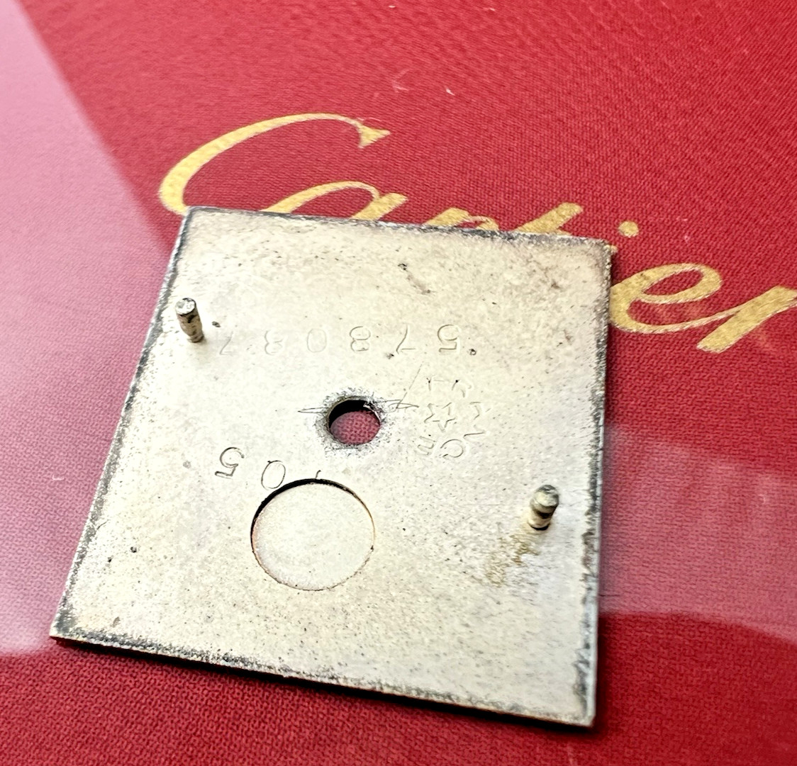 Cartier Dial OXBLOOD BURGUNDY TANK MUST DE CARTIER 17+mm x 14+mm Swiss Made A+