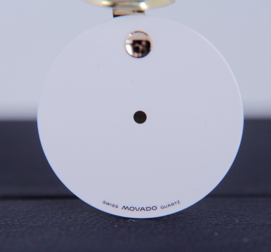 MOVADO MUSEUM Dial. White color Ref: 81A2890. 25.5mm Diameter
