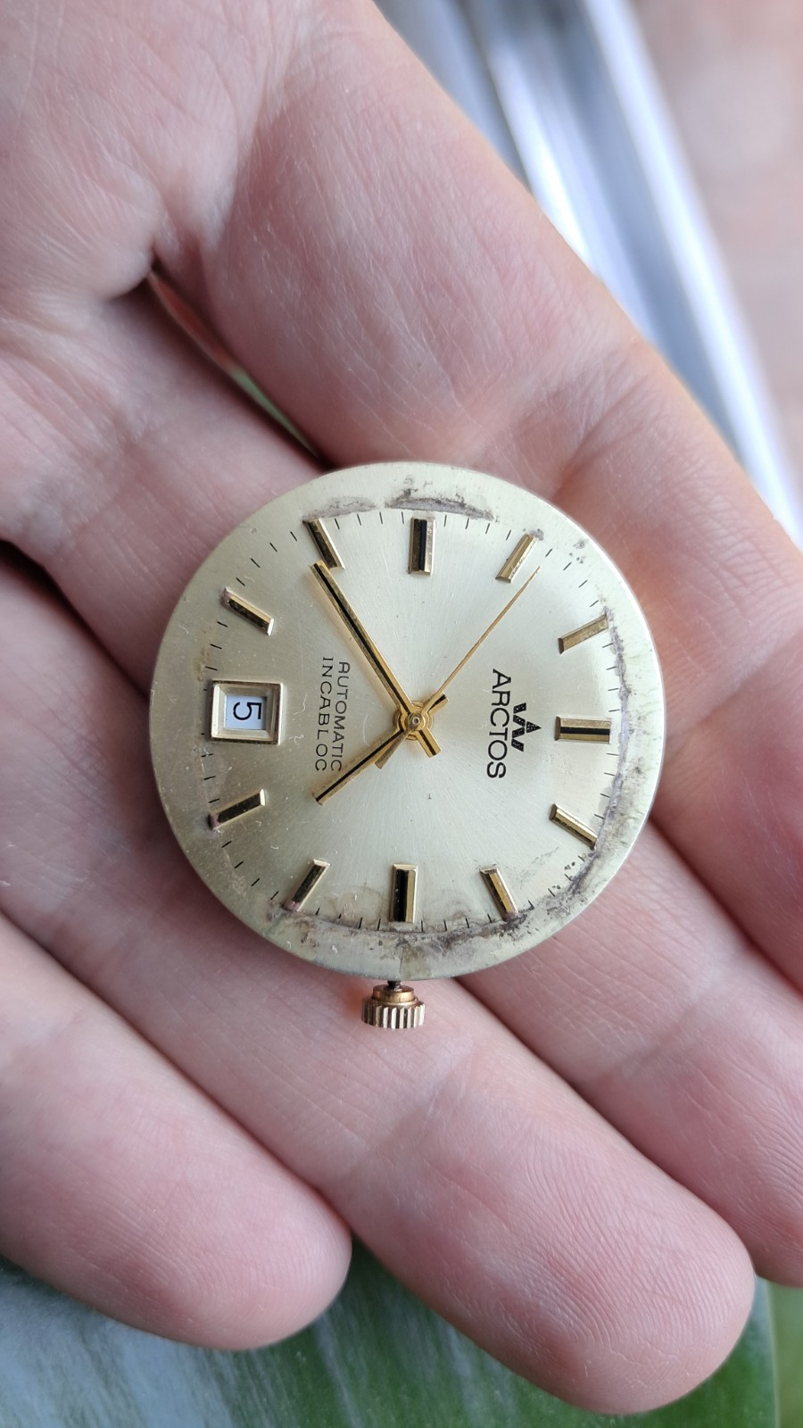 Arctos automatic ETA 2783 NON Working for parts or repairs