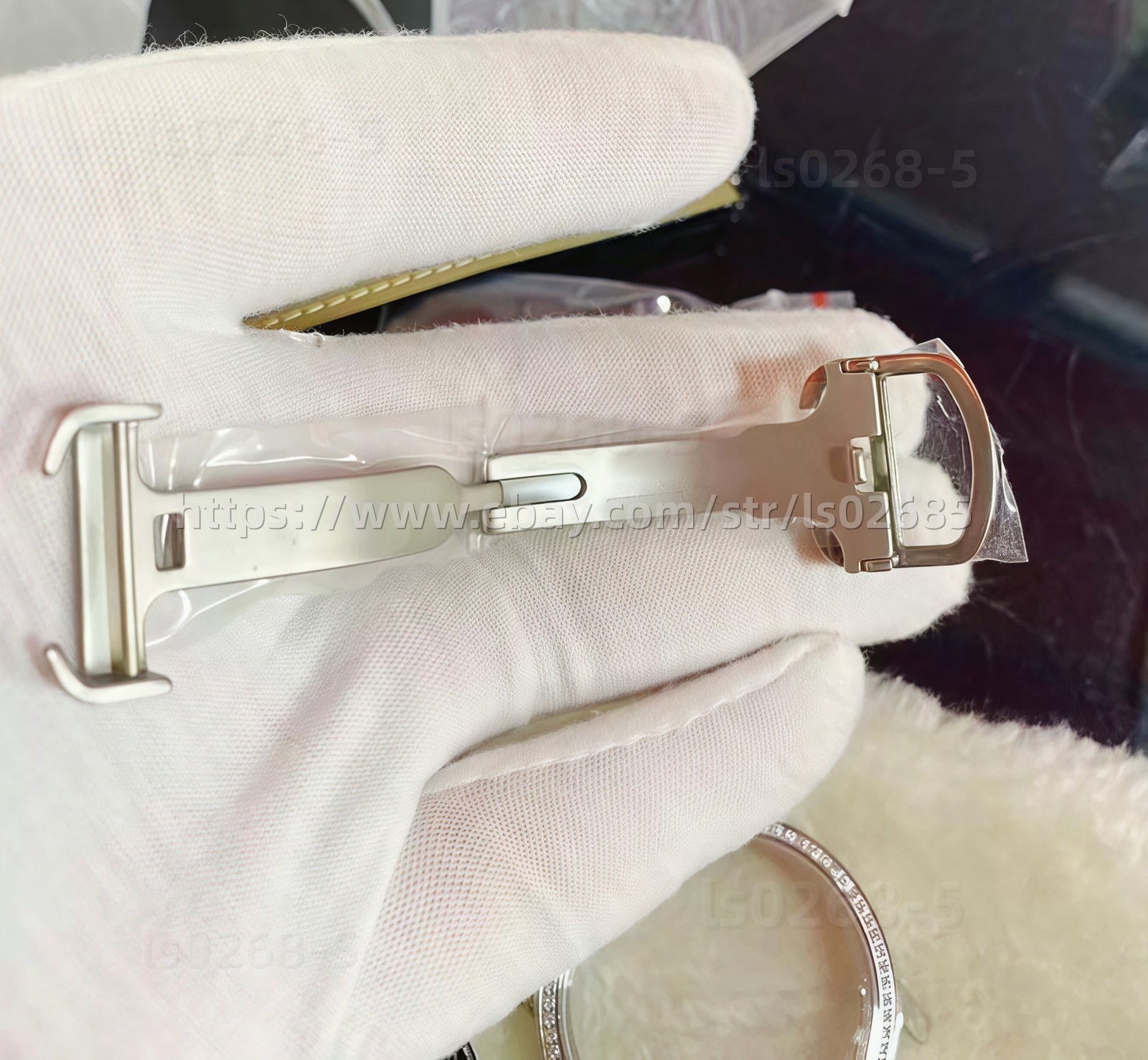 DIY SET for 2892 9015 Movement 42mm Sapphire Leather Strap