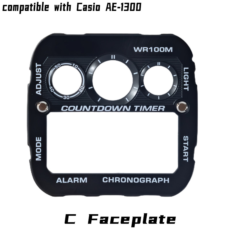 For Casio AE-1300 Faceplate Metal High Quality Sunray Real Scale Watch Dials