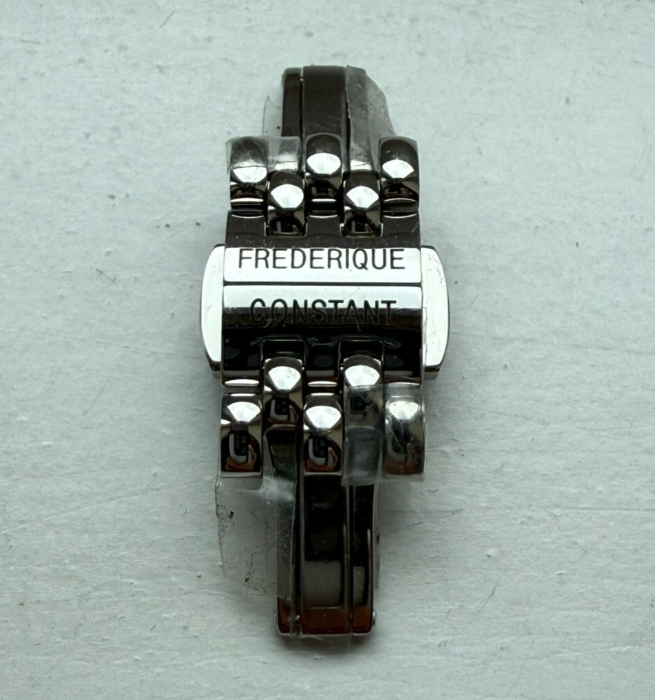 Genuine Frederique Constant Lady Deployment Deployant Clasp Steel Bracelet 12mm