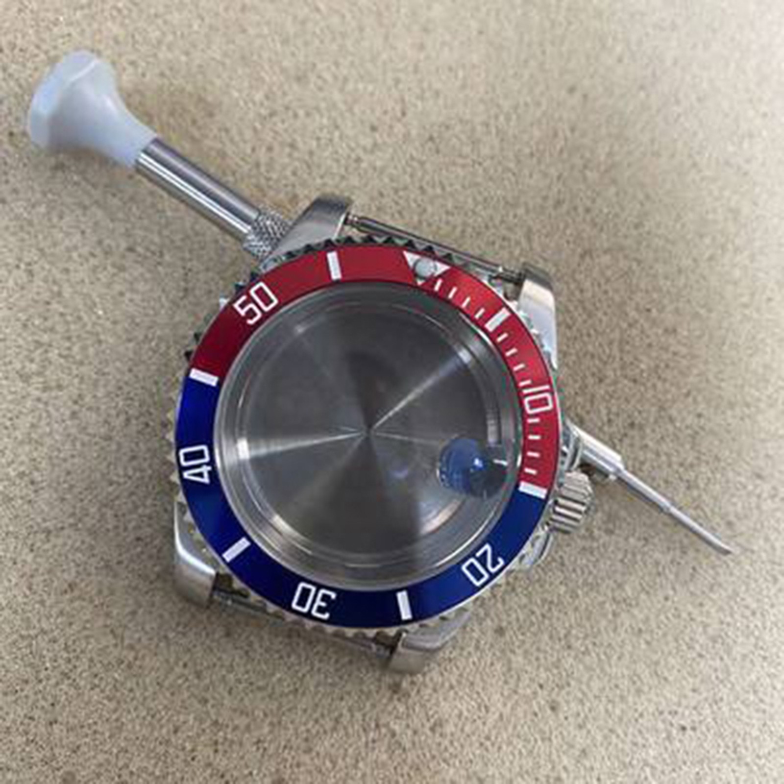 Ceramic Ring Stainless Steel Watch Case 40mm Accessories For NH35/36 Movement