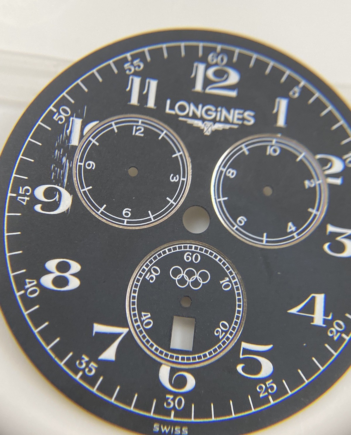 Genuine Longines Olympic Chronograph L2.649.4 ETA 251.262 Black 37mm Dial