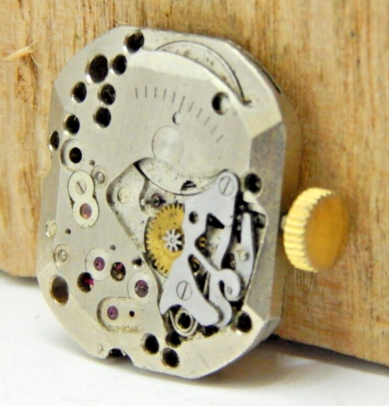 Ventage 1945 Bulova 8AH 17 jewel men’s wrist watch movement w/ crown stem combo