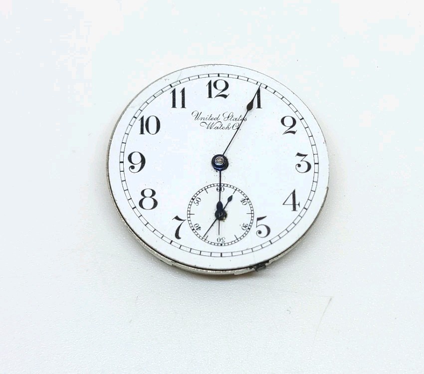 1903 U.S. United States Watch Co. Model Suffolk Grade 174 11J 0s Watch Movement