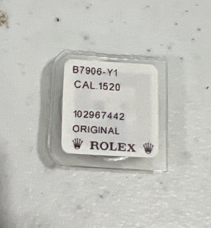 Rolex Oscillating Mass Axis 7906-Y1 Authentic Original