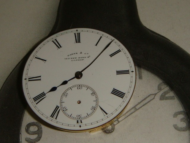 Payne & Co & Joseph Heming movement dial & hands donor spares project London W1