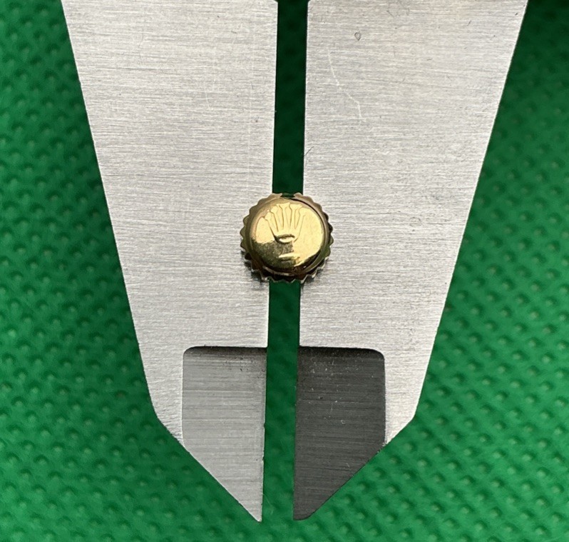 Genuine Rolex B24-530-8 18k Yellow Gold 5.3mm Winding Crown Refurbished (J16)