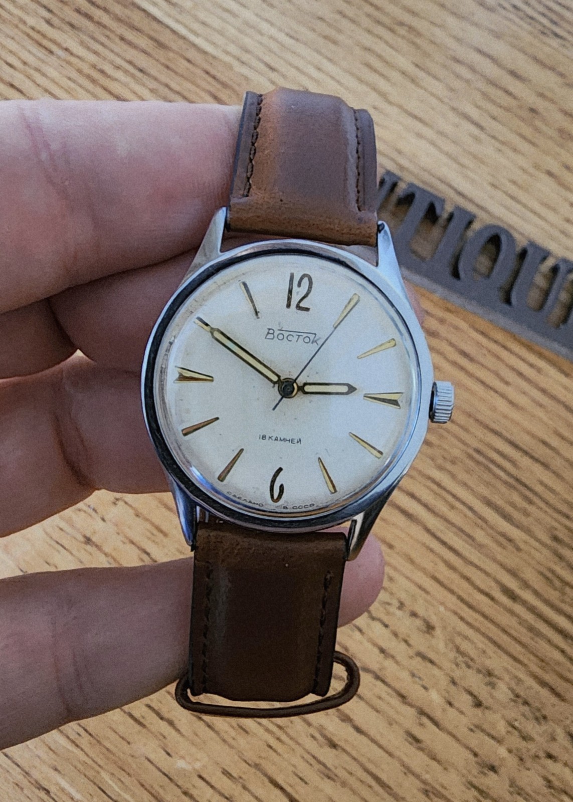 Vintage watch VOSTOK. Vostok export edition. 60s. MADE IN USSR. Soviet.