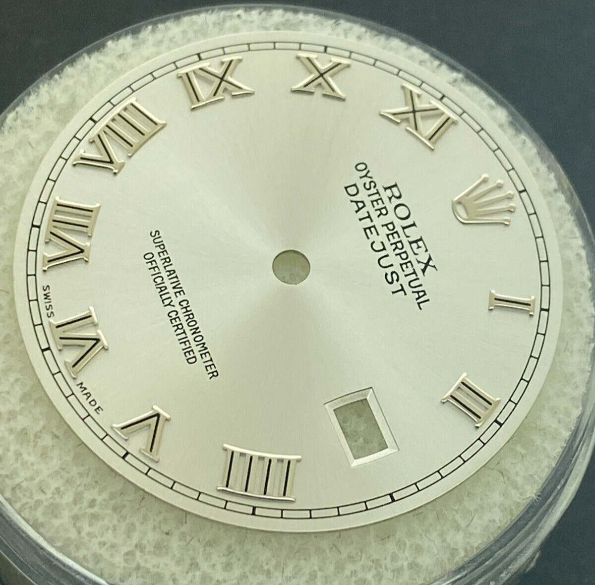 Genuine Rolex Datejust 36mm Silver Roman Watch Dial 16014 16200 116200