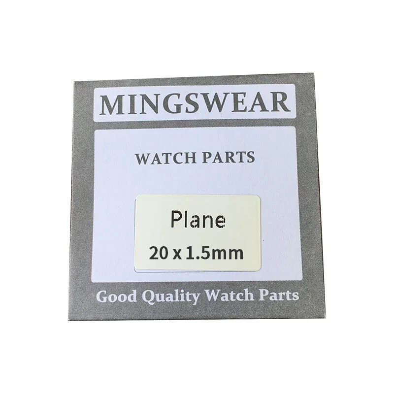 2PCS 1.5mm Round Flat Mineral Glass Watch Crystal 18mm-40mm Watch Repairt Parts