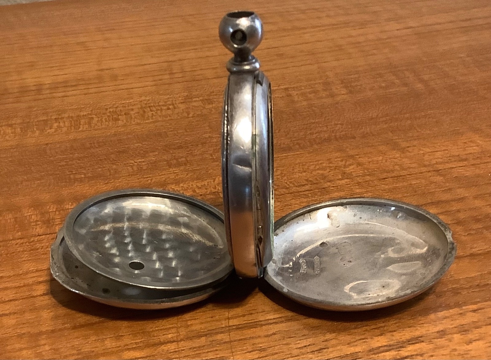 Dueber Newport Coin Silver Cuvette & Hinged Hunter Caseback Pocket Watch Sz 16s