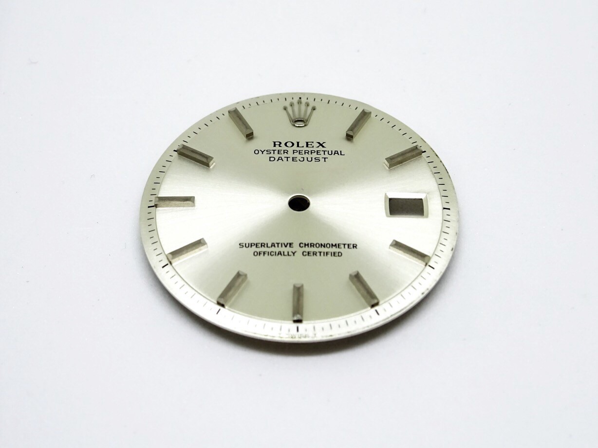 Men Rolex Sliver 18K White Gold Oyster Perpetual Non Quickset Datejust Dial