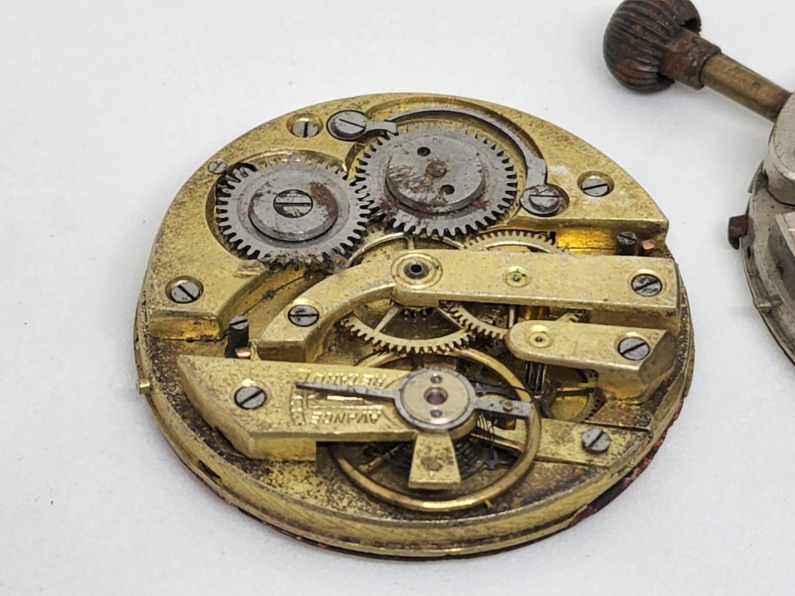 Lot of 6 high end pocket watch movements – Sold for parts – AS IS