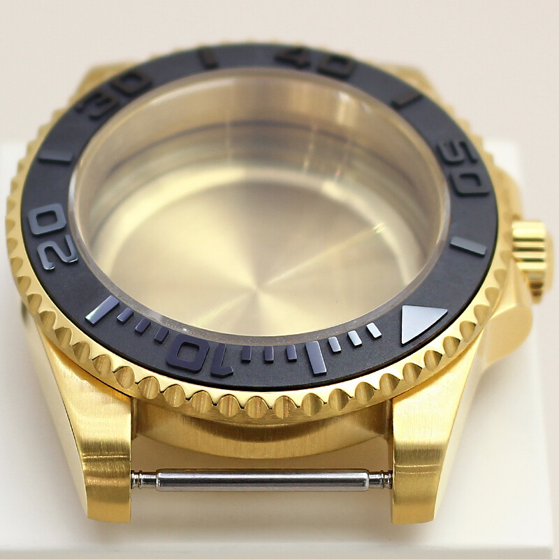 40mm Watch Case Sapphire Glass For Seiko nh35 Eta2824 8215 28.5mm Dial YACHT